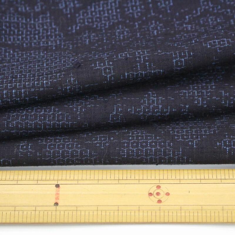 中古 紬 紬着物 つむぎ リサイクル レディース 正絹 ネイビー 石下結城 