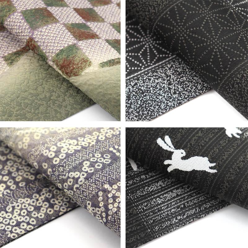 中古 袋帯 洒落帯 おしゃれ袋帯 リサイクル レディース 正絹 4way 市松  