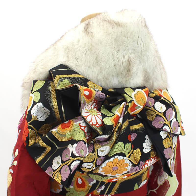 ショール SAGAFOX サガフォックス 中古 グレー ミックス 長さ113cm 幅 