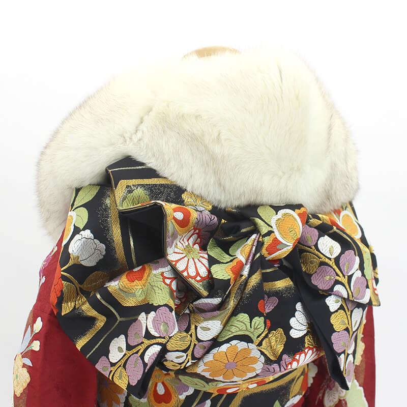 ショール SAGAFOX サガフォックス 中古 クリーム ミックス 長さ113cm 