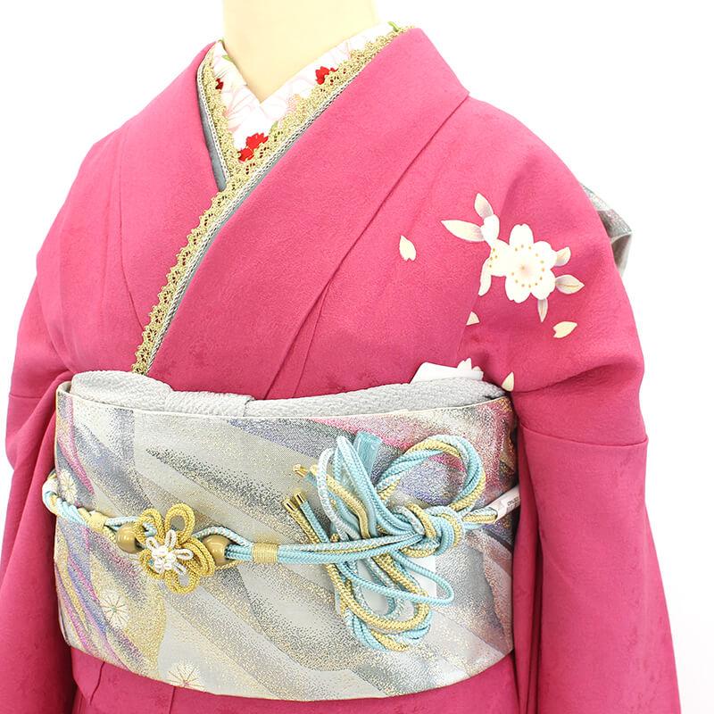成人式 中古 振袖 コーディネイトセット 3点セット 袋帯 長襦袢 正絹 