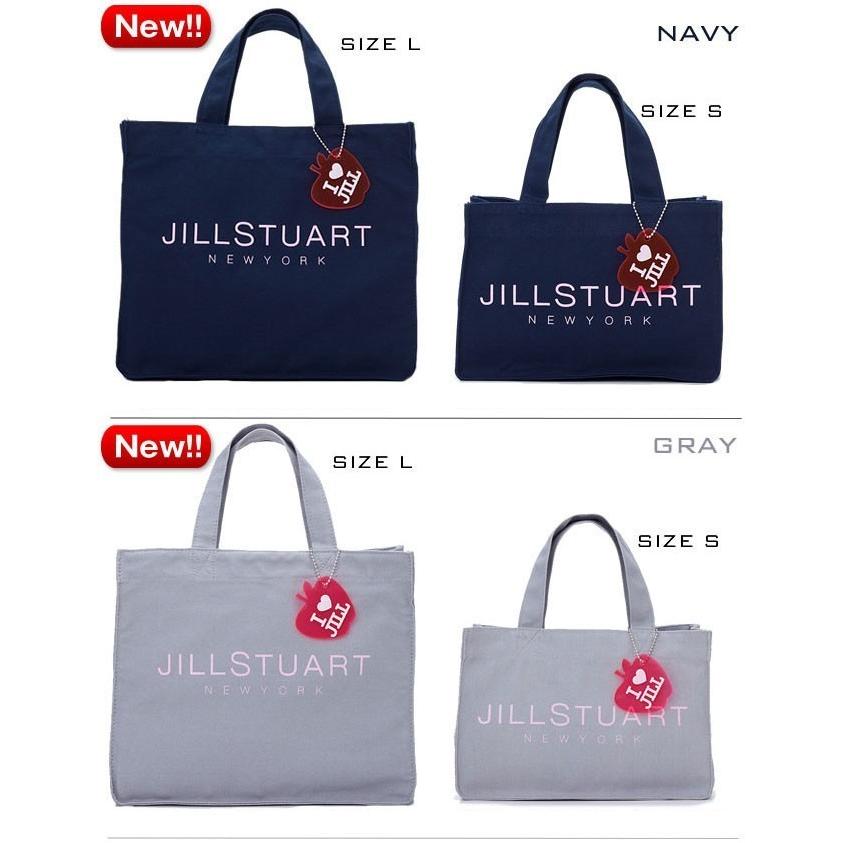 【ネコポス　送料無料】JILL STUART★ジルスチュアート★NEW YORK I LOVE JILL TOTE BAG ロゴトートバッグ★SorLサイズ★｜tyuranaha｜04