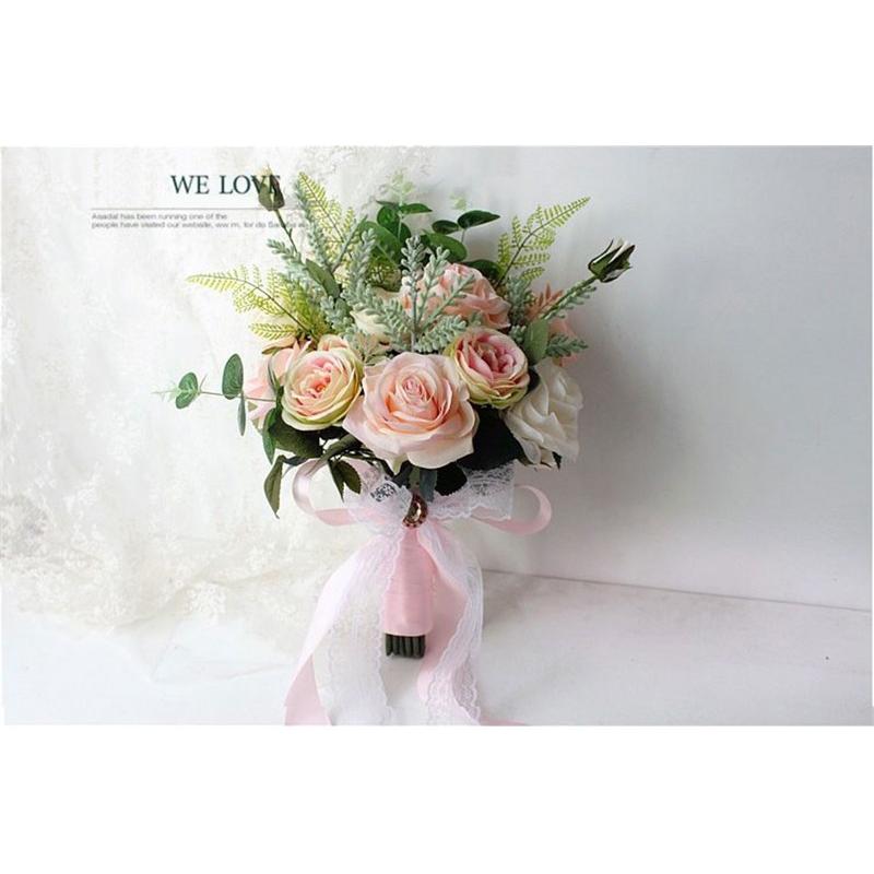 ブーケ 花嫁 プレゼント ブライダルブーケ 花 ウエディングブーケ 結婚式 花束 写真撮り お誕生日 大人気 ウェディング用 歓迎会 造花 手作り 披露宴 お祝い Blf 中天売店 通販 Yahoo ショッピング