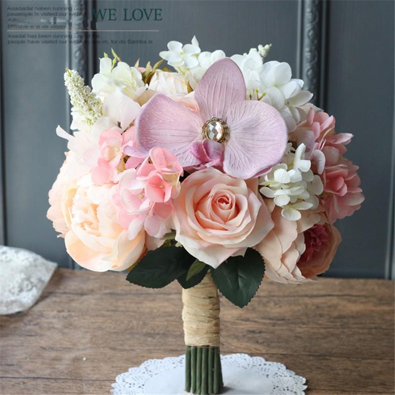 残りわずか ブーケ 花 ウエディングブーケ ウェディング用 ブライダルブーケ 花嫁 結婚式 花束 お誕生日 プレゼント 写真撮り 歓迎会 造花 手作り 披露宴 お祝い 無料長期保証 Esiba Tg