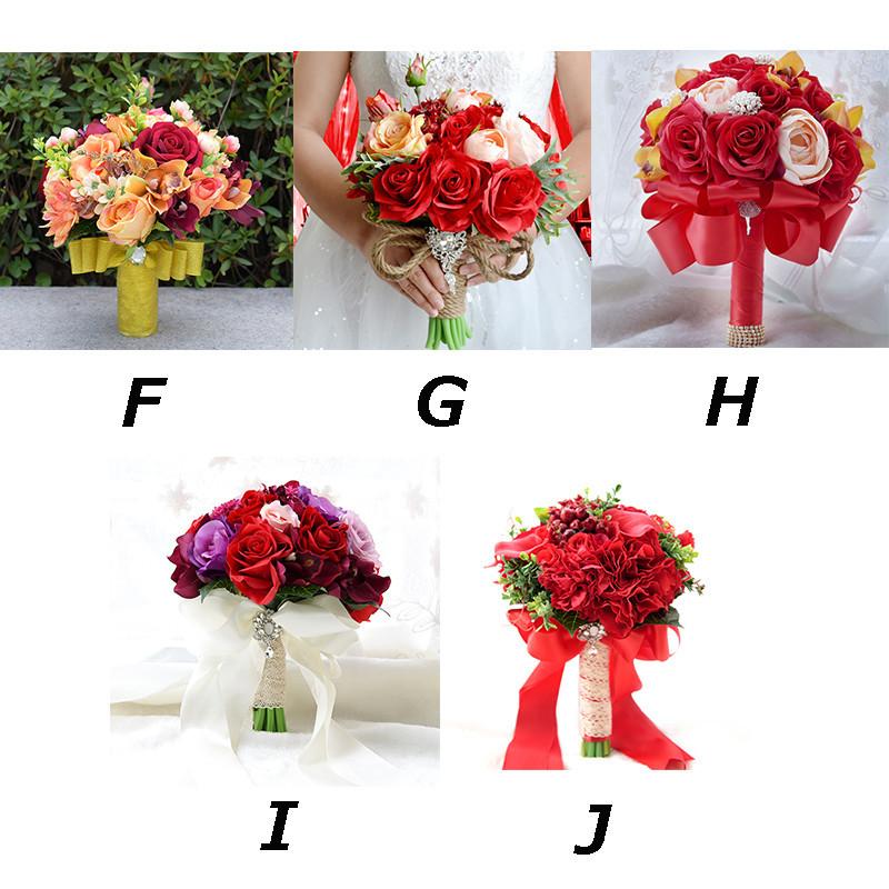 2466円 在庫一掃売り切りセール ブーケ 花 ブライダルブーケ ウエディングブーケ ウェディング用 花束 花嫁 プレゼント 写真撮り 披露宴 結婚式 お祝い お誕生日 大人気 手作り 造花 歓迎会