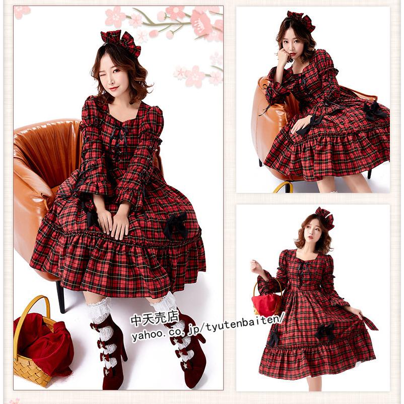 ハロウィンコスプレ ゴスロリ ロリータ 膝丈ワンピース 姫系衣装