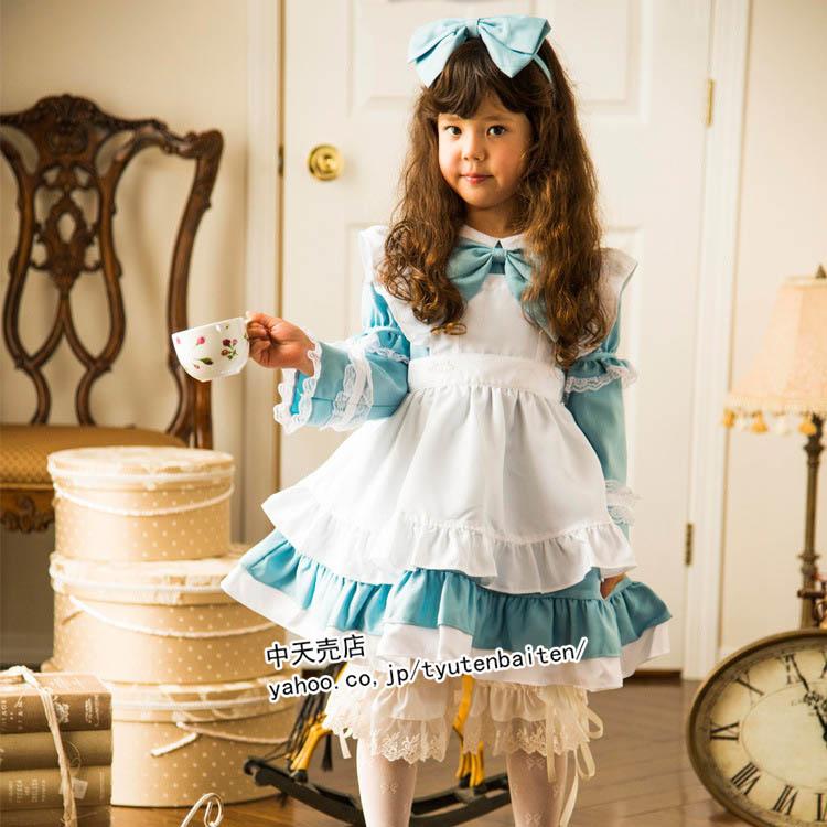 ハロウィン 衣装 子供 女の子 コスプレ メイドさん アリス風 お嬢様 キッズ コスチューム 変装 仮装 メイド服 セットアップ ロリータ ハロウィンコスプレ 可愛い Bwsjie 中天売店 通販 Yahoo ショッピング