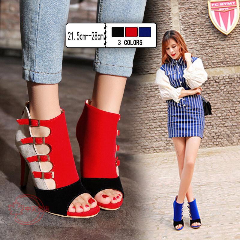 ショートブーツ ブーティー オープントゥブーツ パンプス ハイヒール ピンヒール おしゃれ シューズ ステージ用 ウエディング用 結婚式 美脚 きれいめ 代30代 Bzhtia9273 中天売店 通販 Yahoo ショッピング