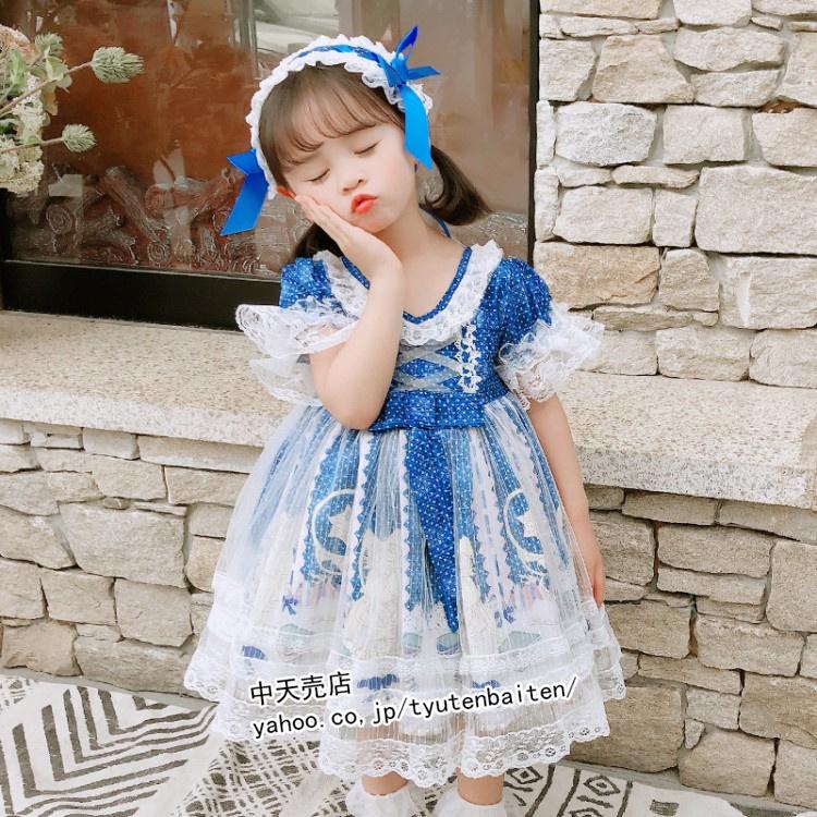 ワンピース 子供 ロリータ キッズ 半袖 ロリータ服 Lolita 女の子 洋服 夏 七五三 コスプレ 子どもドレス 可愛いワンピ 子供服 誕生日 子供の日 90 150ｃｍ Lltjy228 中天売店 通販 Yahoo ショッピング