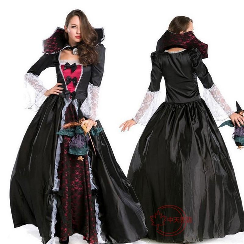 COSPLAY衣装  キャラクター 万聖節 洋服 レディース ヴァンパイア パーティー服 ワンピース コスプレ コスチューム 吸血鬼 演出グッズ ステージ用