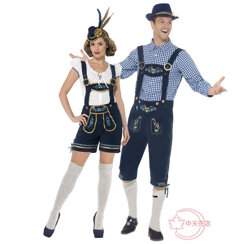 ハロウィン レディース メンズ コスプレ専用 カップル着用 大人 ドイツビール祭り パーティー用 民族衣装 仮面舞踏会 変装