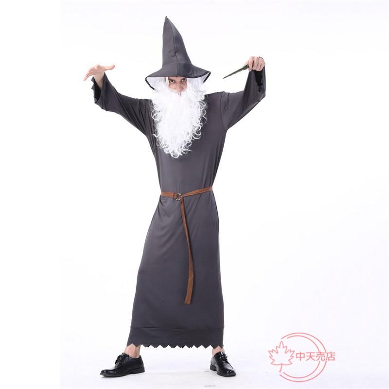 ハロウィン ウィザードコスチューム コスプレ専用 メンズ 欧米風 大人 パーティー用 演劇 変装 仮面舞踏会 Halloweenの画像