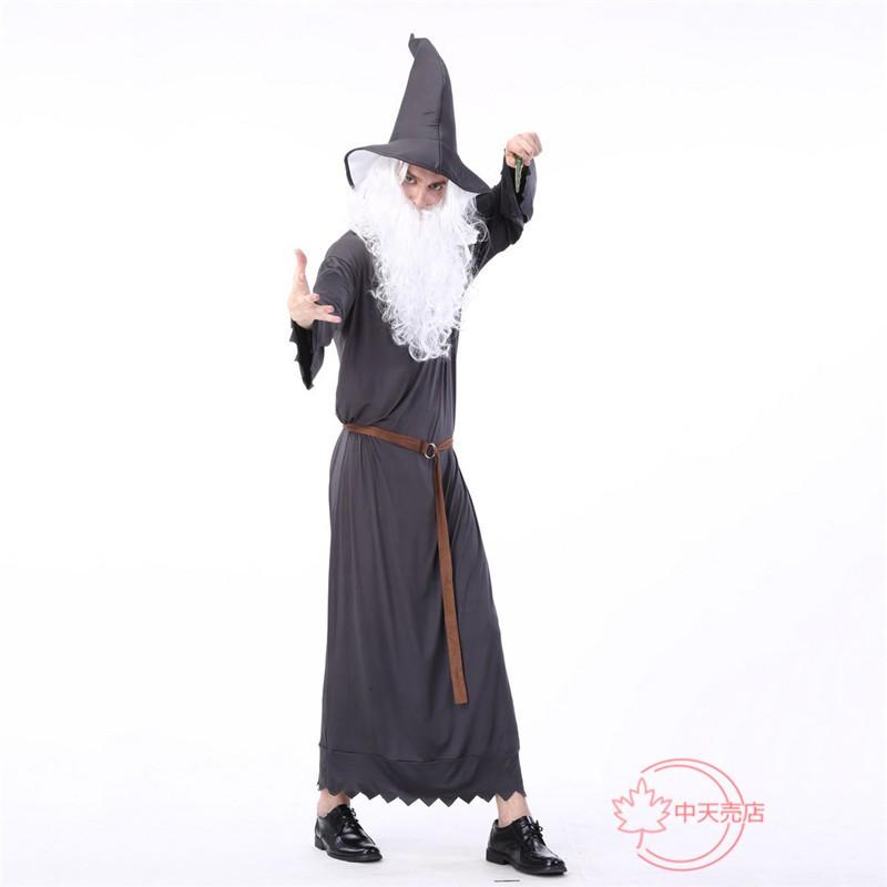 ハロウィン ウィザードコスチューム コスプレ専用 メンズ 欧米風 大人 パーティー用 演劇 変装 仮面舞踏会 Halloweenの画像