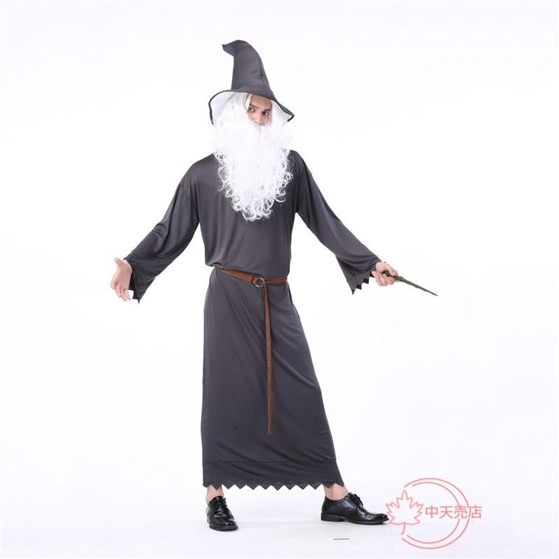 ハロウィン ウィザードコスチューム コスプレ専用 メンズ 欧米風 大人 パーティー用 演劇 変装 仮面舞踏会 Halloweenの画像