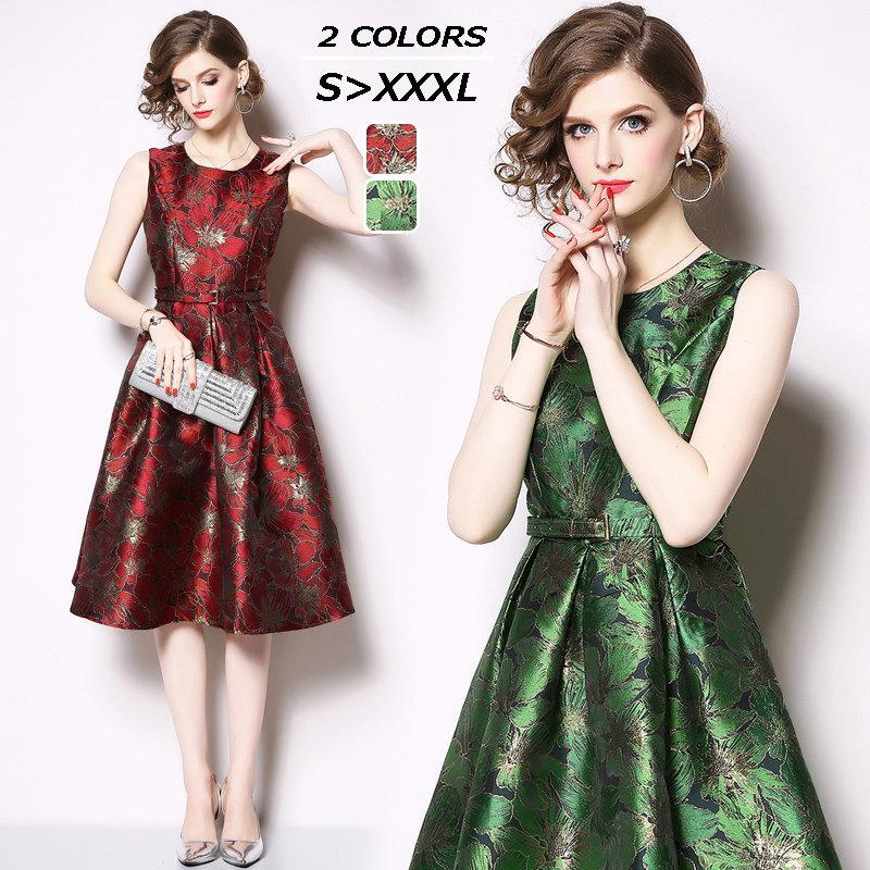 パーティードレス 結婚式 ドレス ワンピース レディース 夏 ノースリーブ フォーマル お呼ばれ 代30代40代 着痩せ 大きいサイズ 上品 レトロ 気質 高級 披露宴 Wmo 中天売店 通販 Yahoo ショッピング