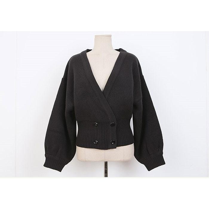 タイトニットセットアップレディースゼットアップ韓国風 ショート丈