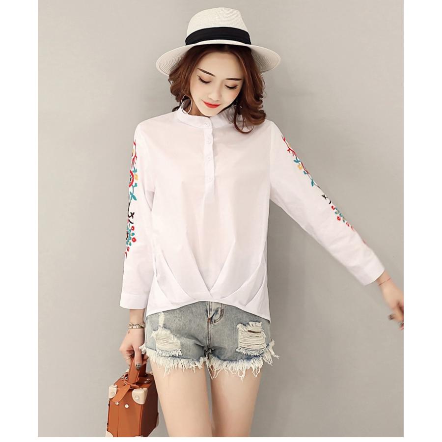 シャツ春トップス レディーストップス可愛い白 ブラウス7分袖 ゆったり感セクシーブラウス大きいサイズトップス セクシーブラウス 着痩せ Bk03 中天ショップ 通販 Yahoo ショッピング