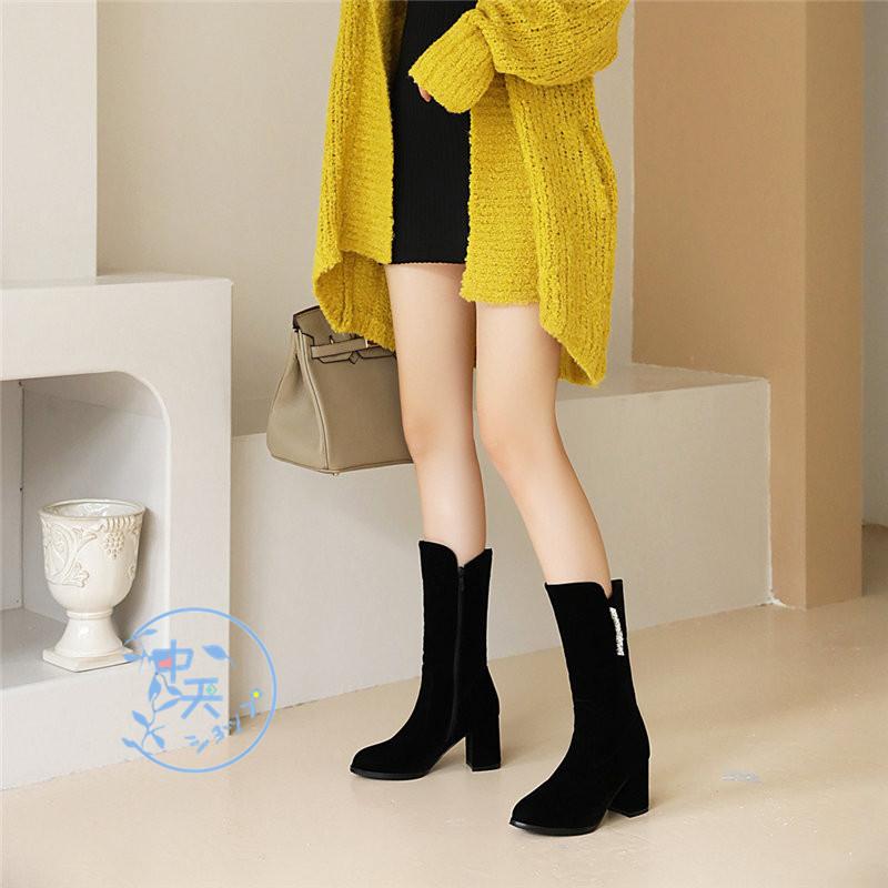 ◆美品◆シャネル◆ブーツ◆ブーティー◆ヒール11cm◆脚長◆38 ブラック◆雪道 リアルスタイル REAL STYLE サイドゴアブーツ レディース 歩きやすい