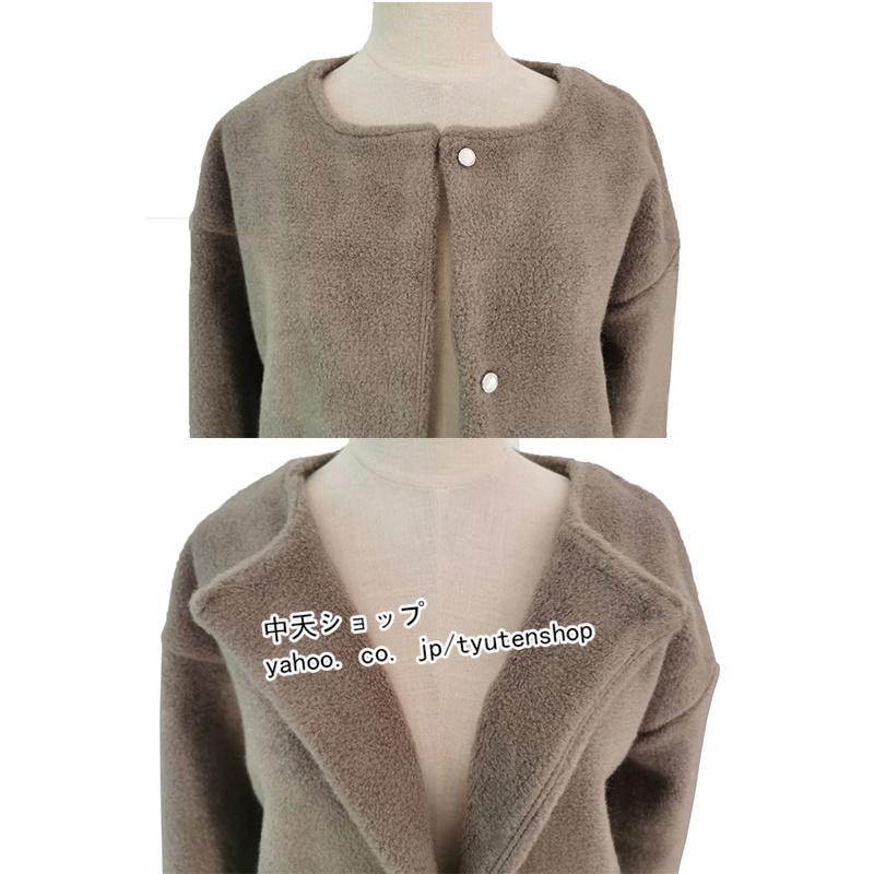 コート ボアアウター レディース 秋冬 ボアコート ボアジャケット フリースジャケット 気質 暖かい 防寒 40代50代 ゆったり 柔らかい 着痩せ カジュアル 韓国風