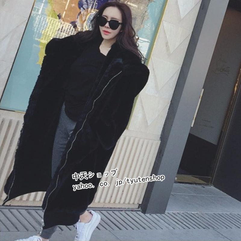 ボアコート コート レディース 冬 40代 ロングコート ファー 厚手