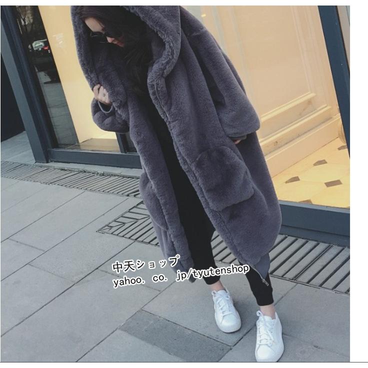 ボアコート コート レディース 冬 40代 ロングコート ファー 厚手