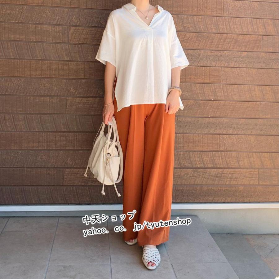 ワイドパンツ レディース ロングパンツ 春夏新作 ゆったり ボトムス 着痩せ ガウチョパンツ ハイウエスト 韓国風 無地 カジュアル 気質 コーデ オシャレ 4色 Hamsjy 中天ショップ 通販 Yahoo ショッピング