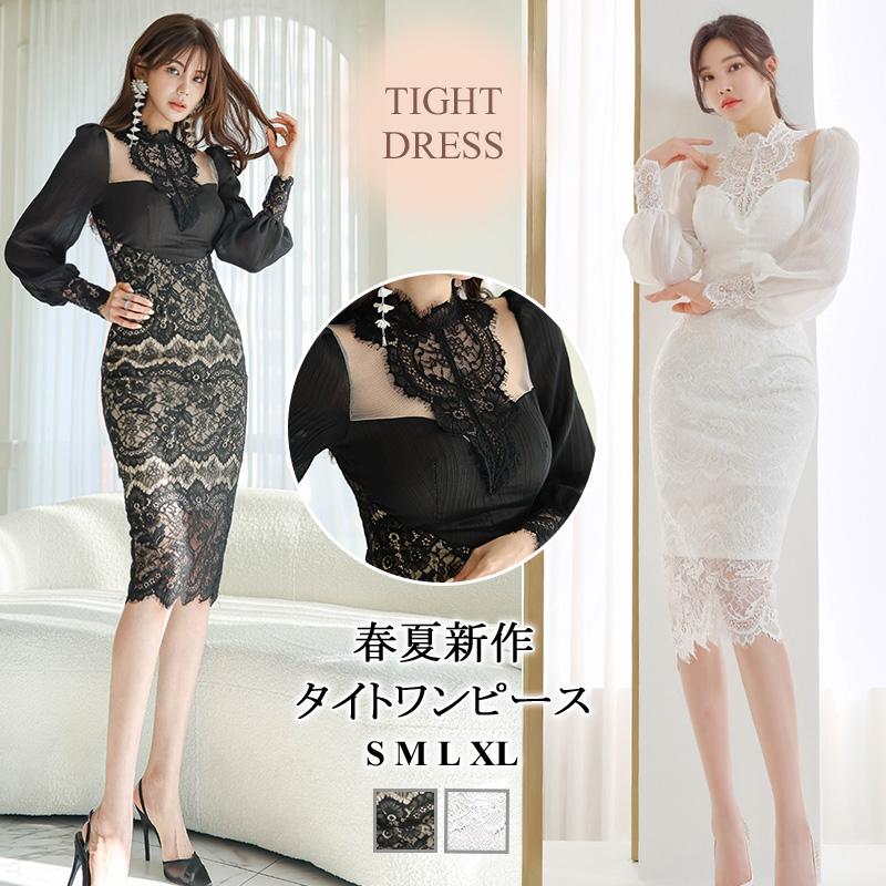 タイトワンピース膝丈タイトワンピース秋服新作長袖 レース タイトワンピース膝丈タイトワンピース秋服新作長袖 レース