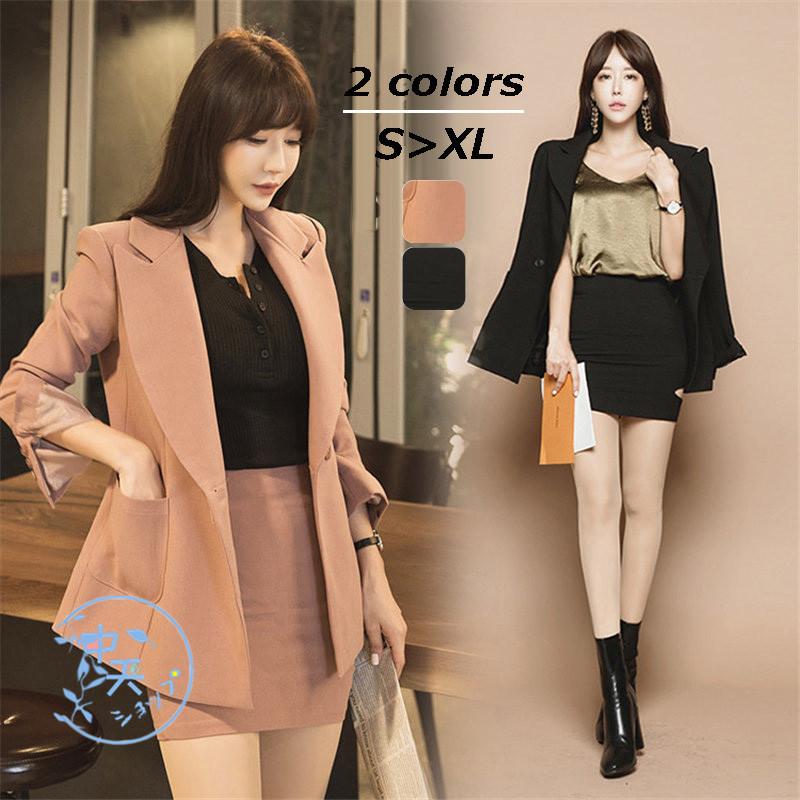 スカートスーツ 秋冬 スーツレディース 2点セット ジャケット スカート 長袖ジャケット テーラード ミニスカート タイトスカート フォーマル おしゃれ オフィス Hays 中天ショップ 通販 Yahoo ショッピング