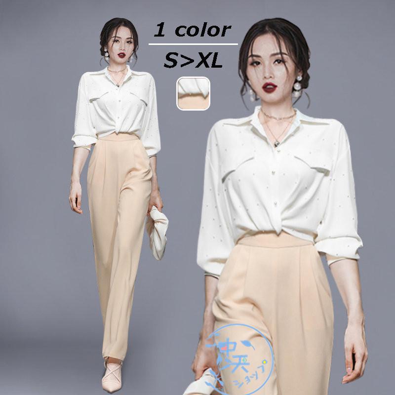 パンツスーツ レディース 2点セットパンツスーツ 韓国風白 シャツ 9分パンツス一ツ入学式 卒業式 パンツスーツ人気フォーマル パーティー 春夏着痩せ22春新作 Hays 中天ショップ 通販 Yahoo ショッピング
