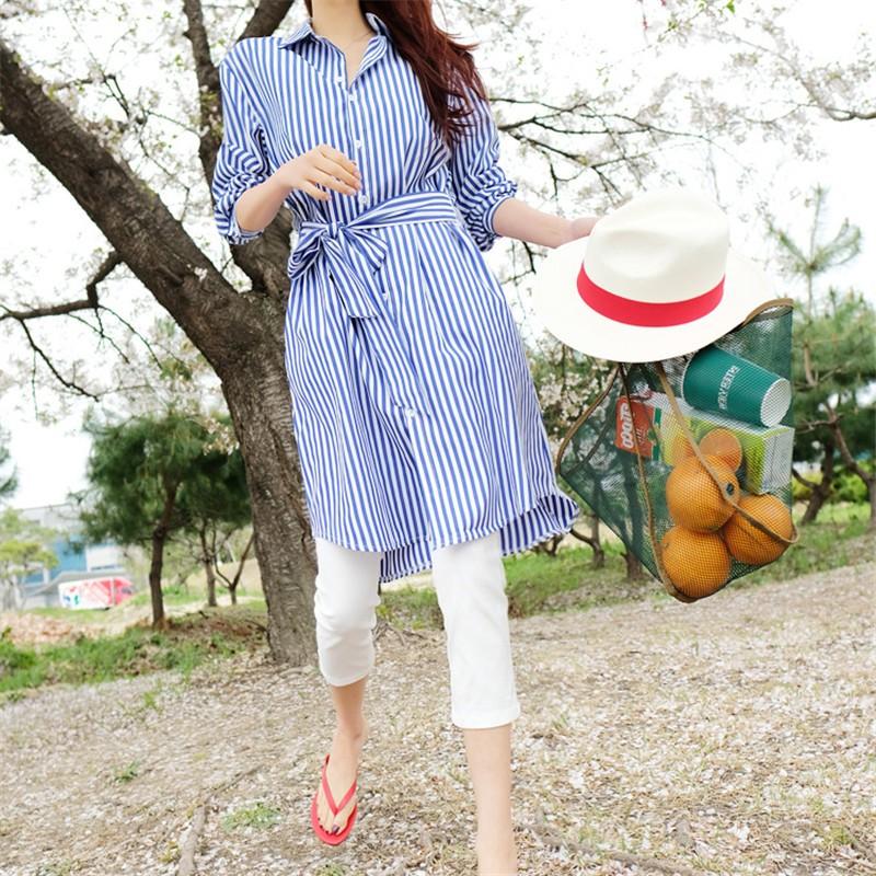 シャツワンピースお呼ばれワンピース 膝丈シャツストライプシャツワンピース大きいサイズ ワンピース学院風長袖ワンピース婦人服春物ワンピースxl Hd 中天ショップ 通販 Yahoo ショッピング