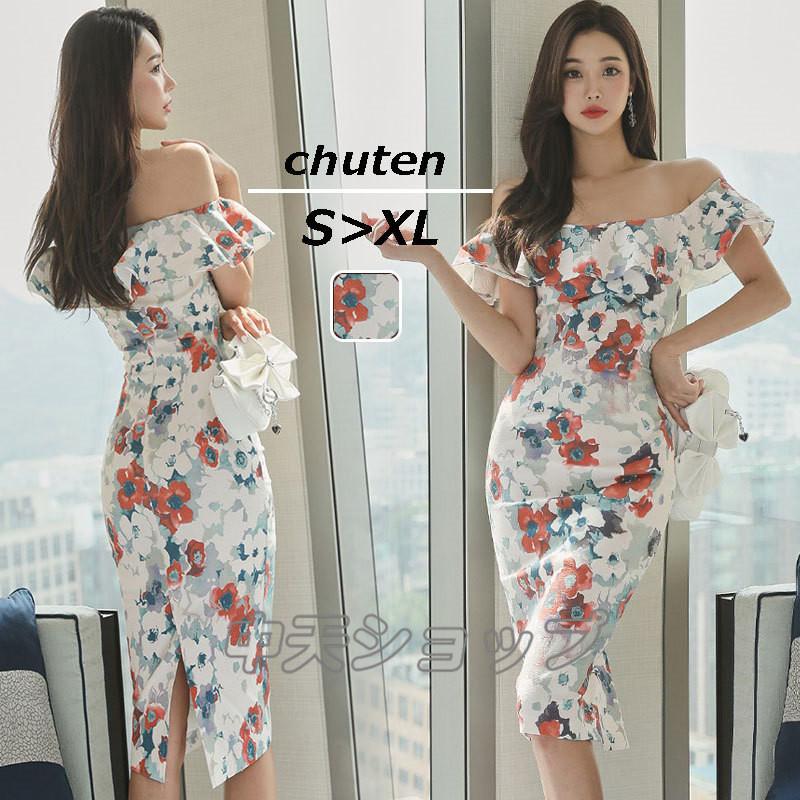 タイトワンピース パーティードレス 花柄フォーマル ボートネックワンピース夏韓国風 セクシーノースリーブ膝丈タイトワンピース着痩せ 結婚式 披露宴 二次会 Hhav 中天ショップ 通販 Yahoo ショッピング