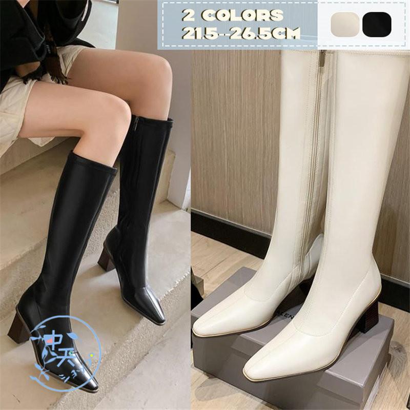 ブーツロングブーツ 春秋ブーツレディース成人式ハイヒール白シューズ ショートブーツ21 26 5ｃｍロングブーツ大きいサイズ冬靴二次会ご入学式 ロングブーツ黒 Hhcgt 中天ショップ 通販 Yahoo ショッピング