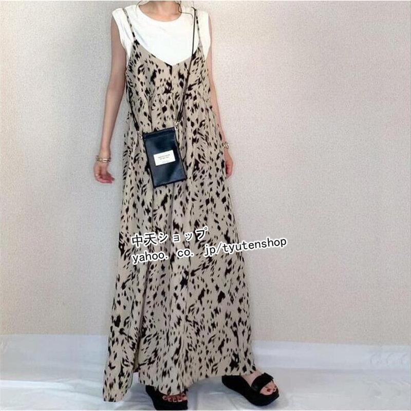 即納キャミソールワンピース ワンピース レディース 30代 40代 マキシ丈 春夏コーデ おしゃれ サロペットスカート ゆったり プリント カジュアル 大人 Hhuat 中天ショップ 通販 Yahoo ショッピング
