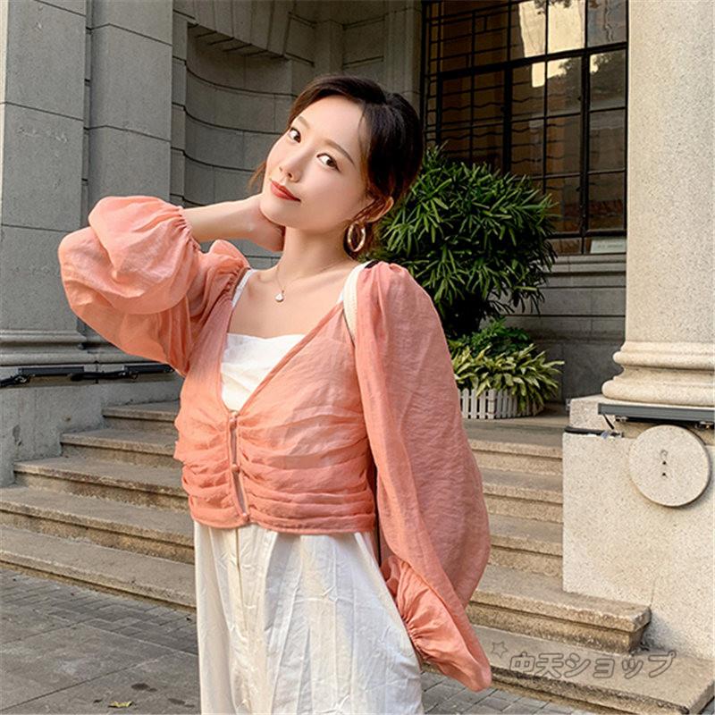 ボレロ カーディガン シフォンボレロ レディース 長袖 羽織り ボレロ カーディガン シフォンボレロ レディース 長袖 羽織り