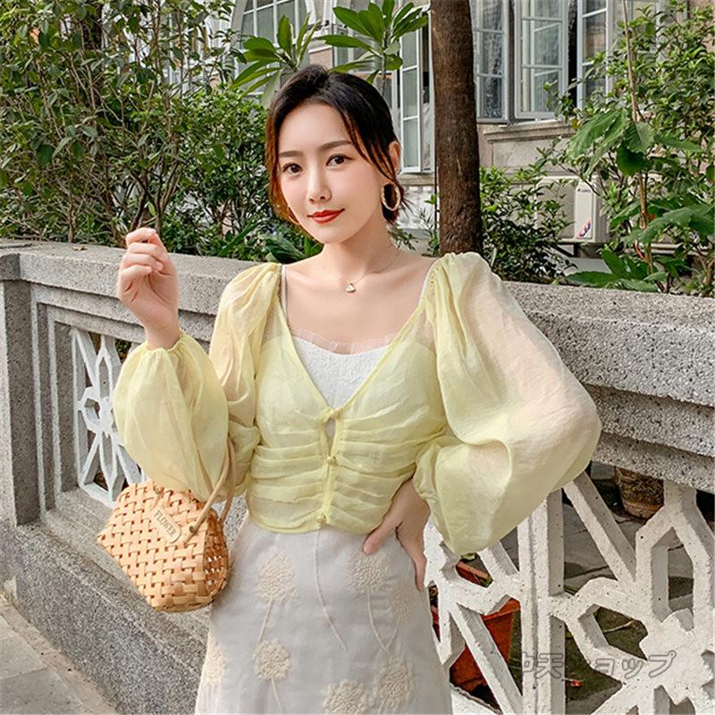 ボレロ カーディガン シフォンボレロ レディース 長袖 羽織り ボレロ カーディガン シフォンボレロ レディース 長袖 羽織り