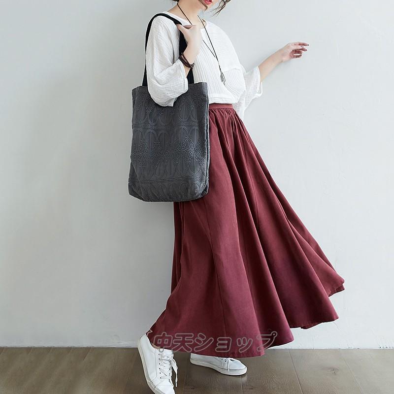 8色マキシスカートフレアスカート40代春夏スカート Aライン 8色マキシスカートフレアスカート40代春夏スカート Aライン