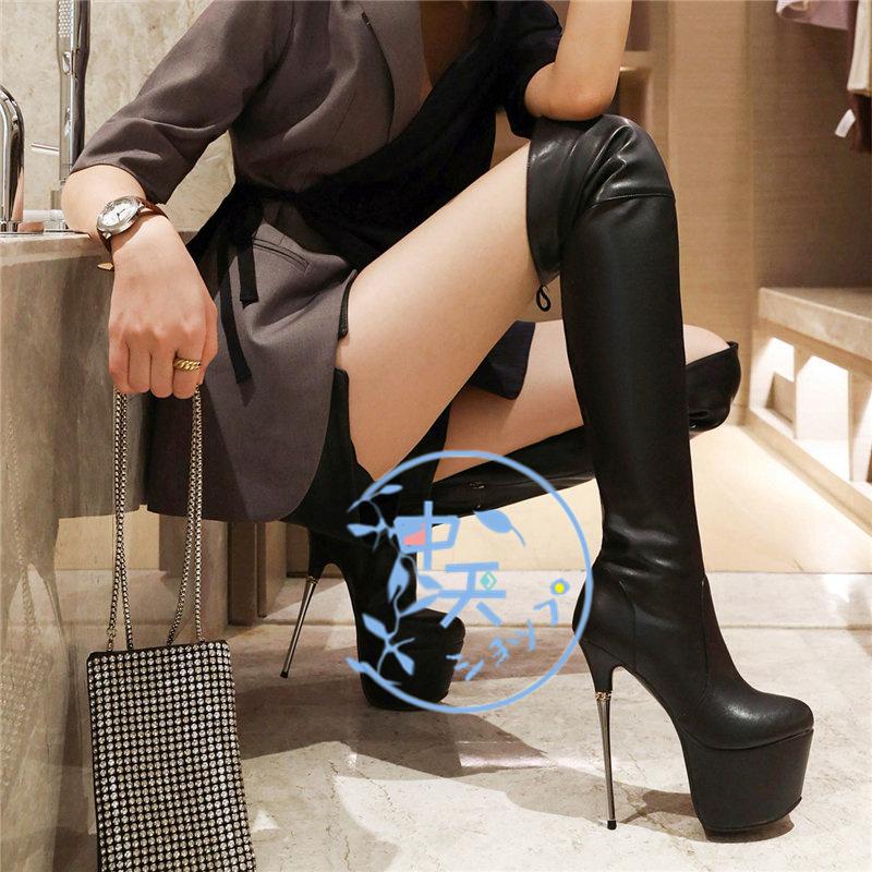 ロングブーツ ニーハイブーツ超ハイヒール ブーツレディース ブーツ
