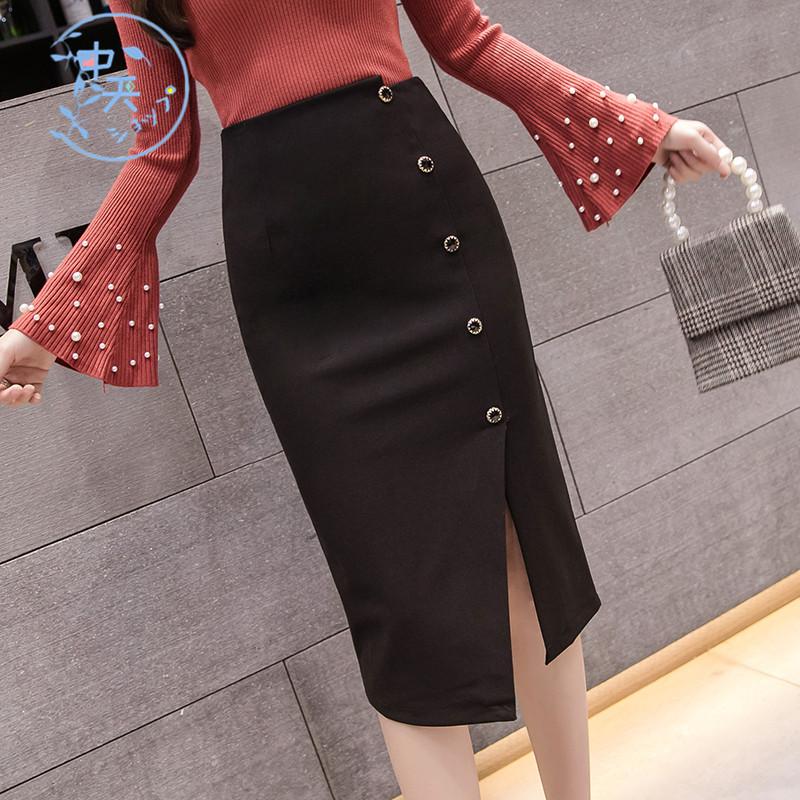 タイトスカート 韓国風 大きいサイズ 膝下丈タイトスカート スリット ハイウエスト 大人気 フォーマル オフィス タイト 代 40代 結婚式 披露宴 5xl Hlnskt080 中天ショップ 通販 Yahoo ショッピング