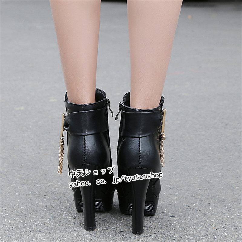 ブーティー ショートブーツ レディース ピンヒール 厚底ブーツ