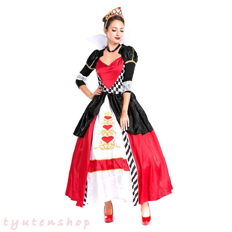 かわいい ハロウィンレディース衣装 コスプレハートトランプ女王皇后さまクイーンイベント衣装舞台衣装ワンピステージ服クリスマス Hw19sj 中天ショップ 通販 Yahoo ショッピング