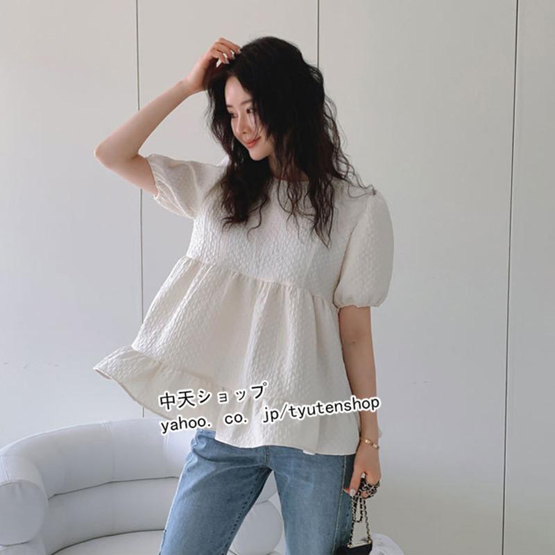 美品　ohga　ジャガード　ブラウス ohga ジャガードブラウス ピンク