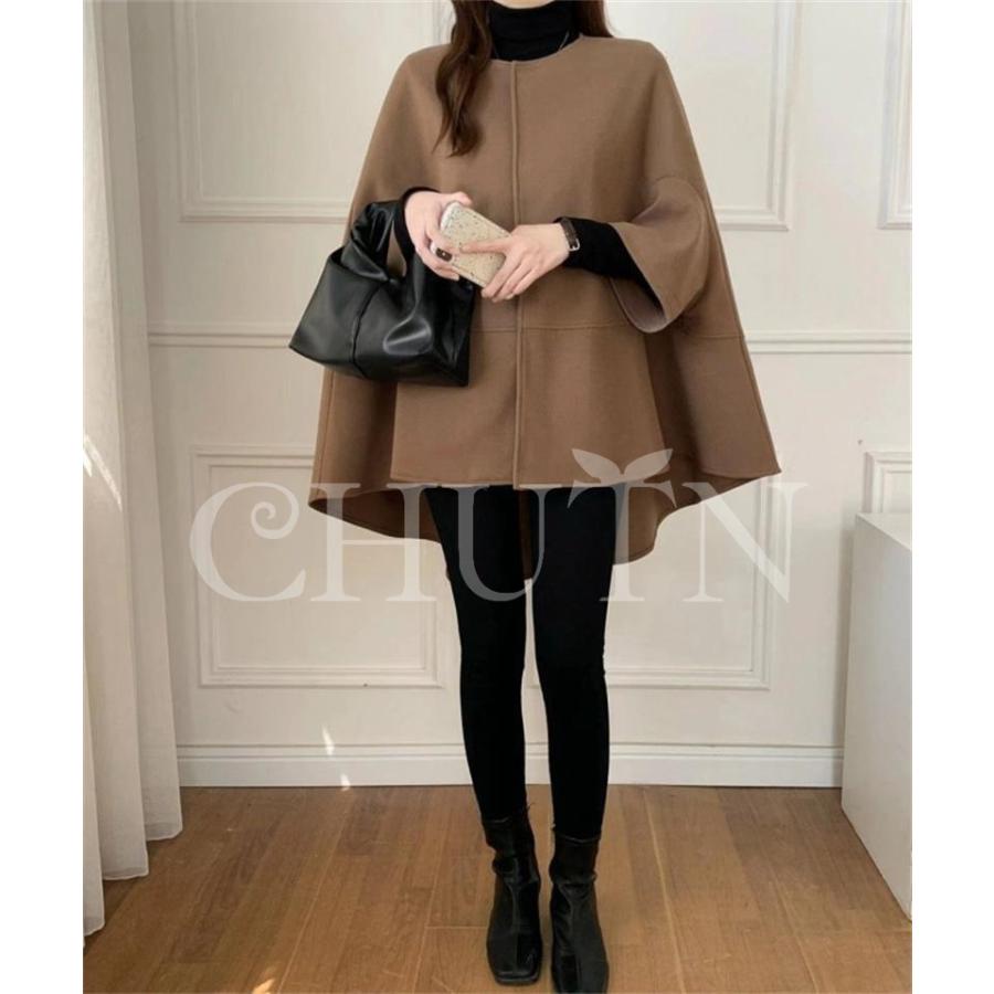 ●モラビト レディース ポンチョ ケープコート 茶系 新品未使用 M 楽天市場】ポンチョコート レディース ウールコート 大きい