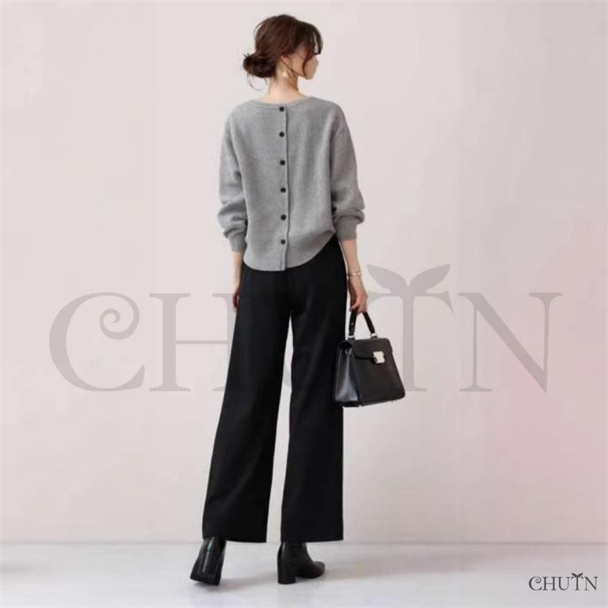 春服スーツセットアップ トップス+パンツ 2点セット 長袖不規則な秋