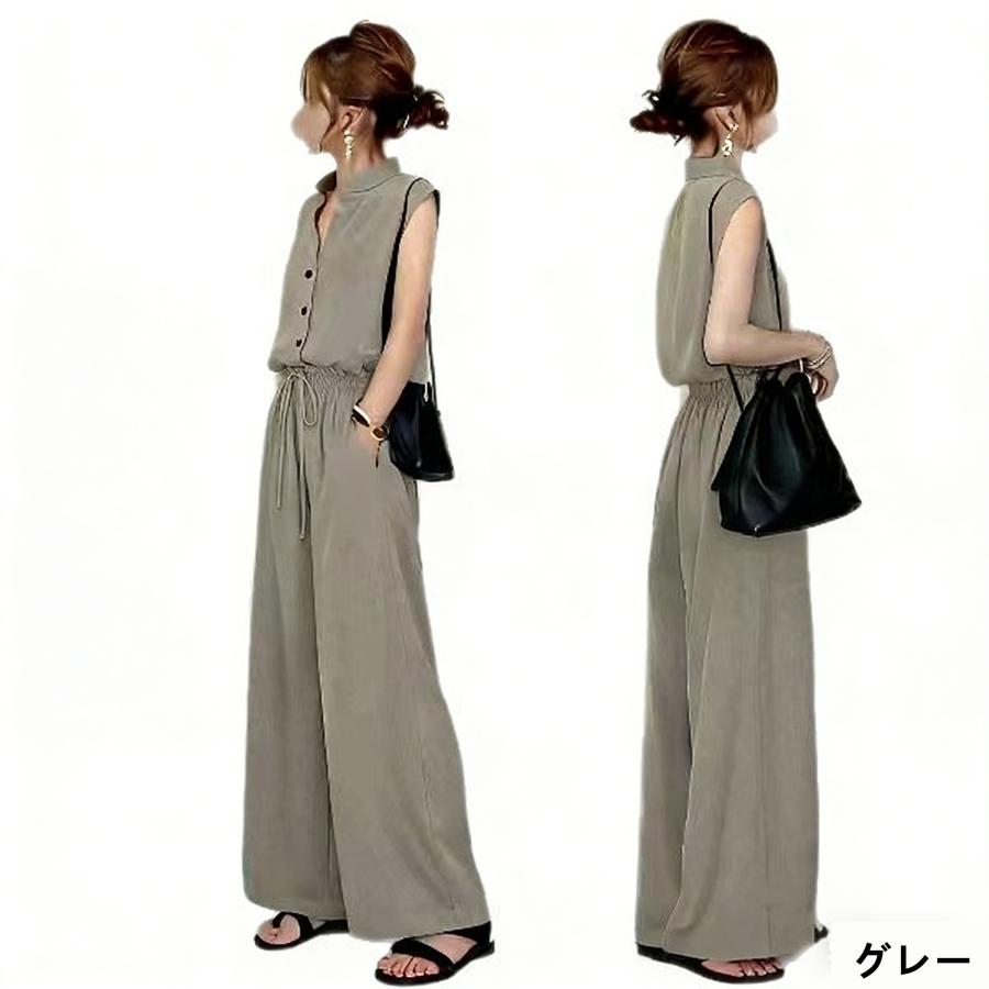 サマースーツタンクトップセット夏服 2点セット 涼感綿麻シャツ 