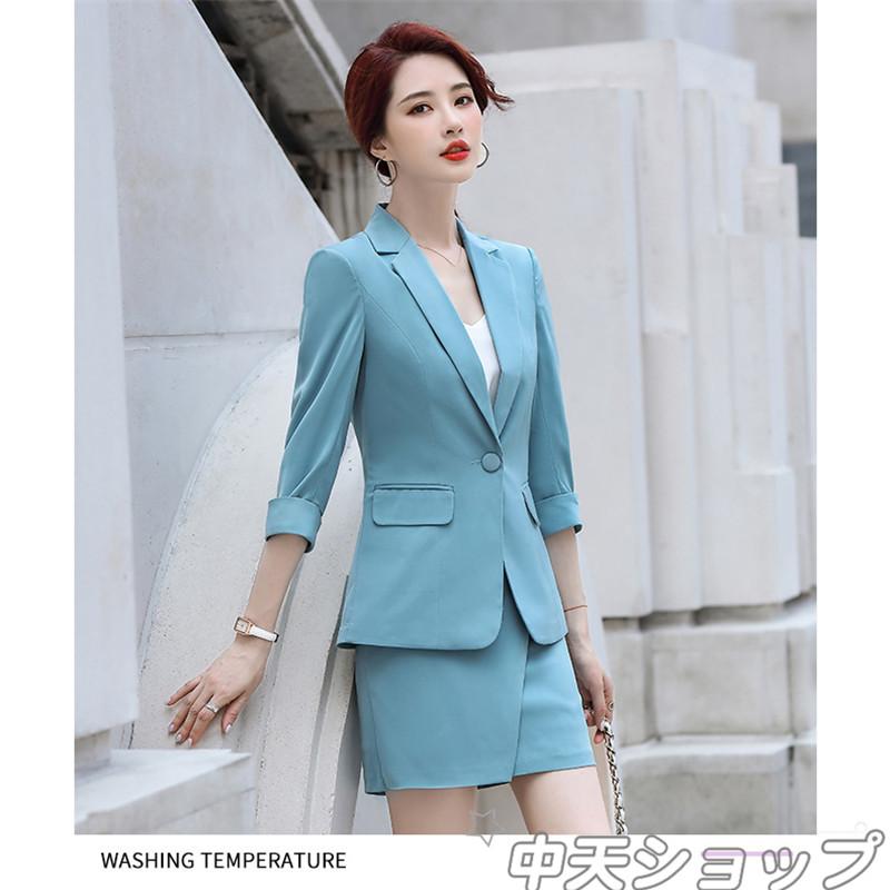 スカートスーツ パンツスーツ おしゃれ レディース 40代 フォーマルスーツ エレガント ビジネス リクルートスーツ セレモニー オフィス カジュアル 通勤 Hzhye 中天ショップ 通販 Yahoo ショッピング