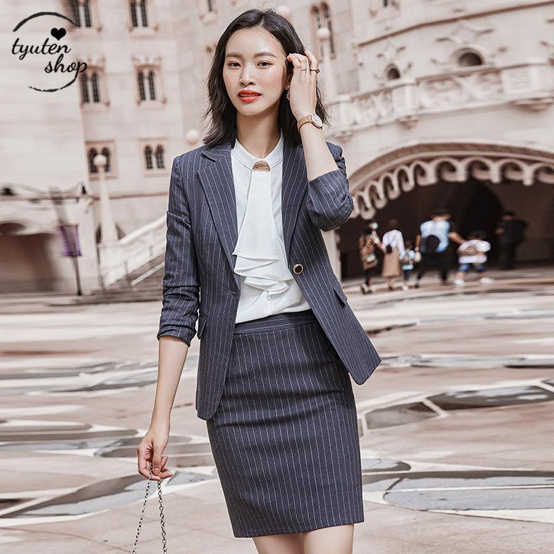 スーツ スカートスーツ レディース ジャケット スカート タイト ミニスカート ストライプ ビジネススカート リクルート カジュアル スリム 着痩せ 通勤 Hzhye A 中天ショップ 通販 Yahoo ショッピング