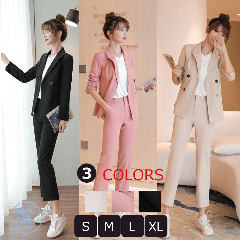 パンツスーツ ジャケット パンツ Tシャツ 3点セット レディース ビジネススーツ 長袖ジャケット テーラード ロングパンツ 着痩せ 上品 大きいサイズ エレガント Hzhye A 中天ショップ 通販 Yahoo ショッピング