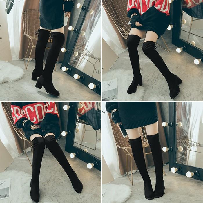 26.5cmロング ブーツ レディース ロングブーツチャンキー 26.5cmロング ブーツ レディース ロングブーツチャンキー