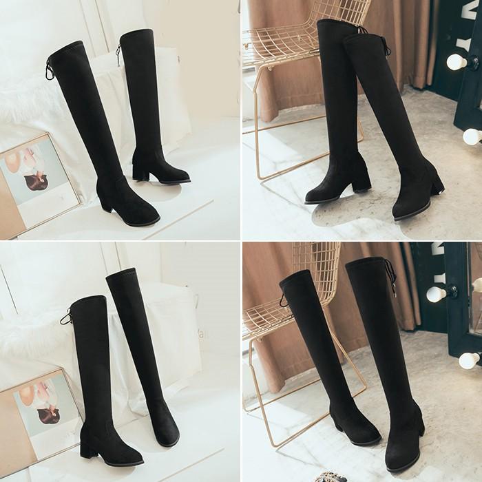 26.5cmロング ブーツ レディース ロングブーツチャンキー 26.5cmロング ブーツ レディース ロングブーツチャンキー