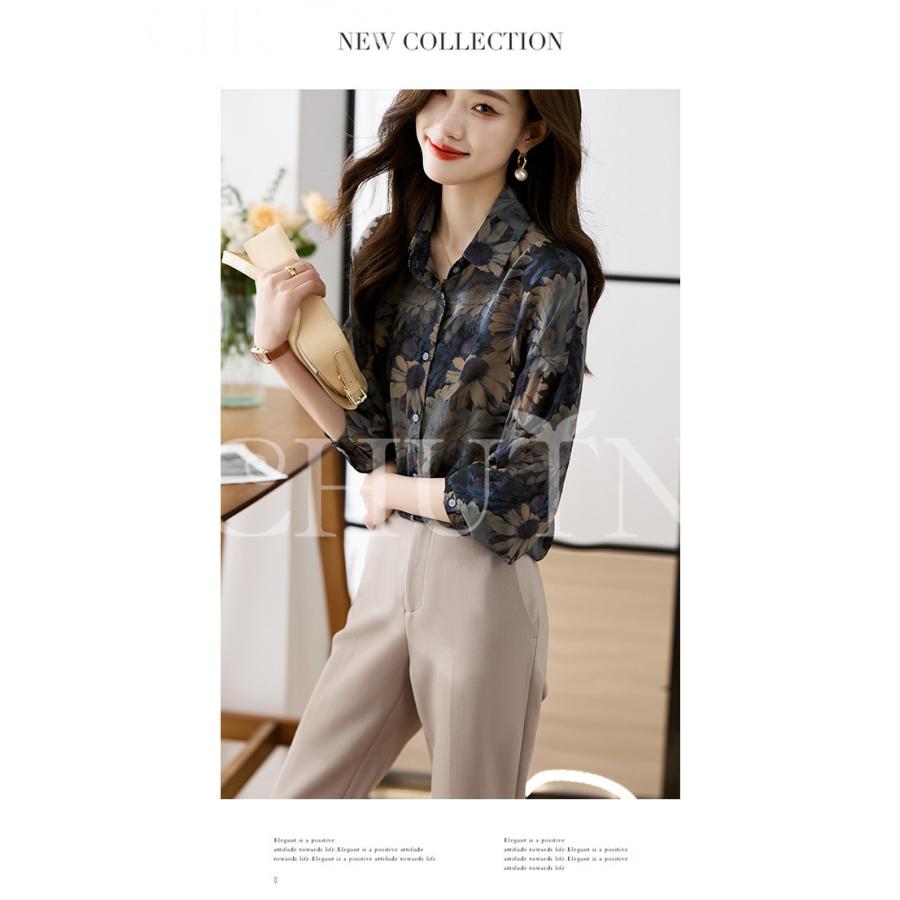 美品✨ヨリ22SS スカラップ フリル ノーカラー 比翼ボタン ブラウス 36 imgrc0097302426.jpg